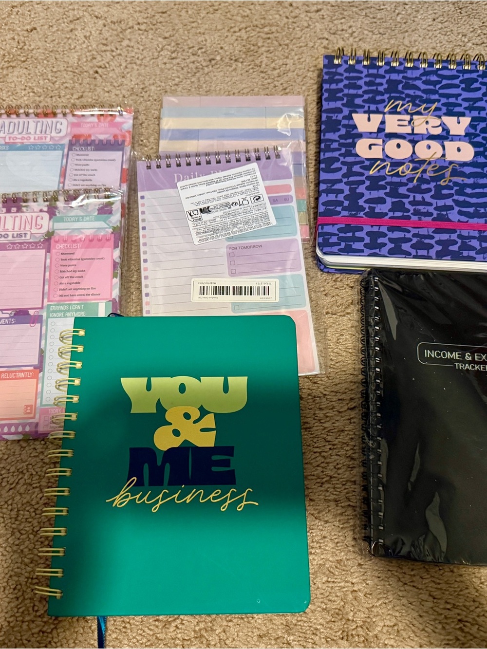 Green "You & Me" Spiral Notebook - Business